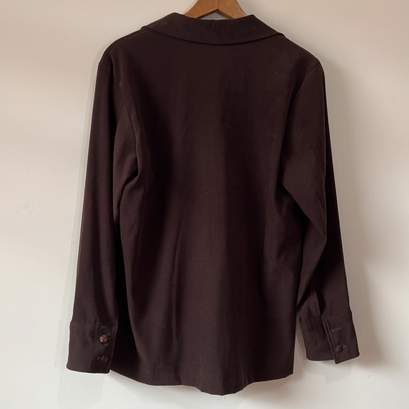 LT Sport Petite Brown, Lightweight Blazer - Size M - Picture 10 of 12